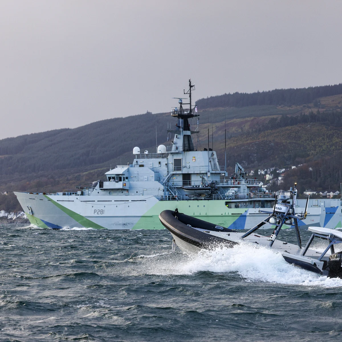 Russian ships near UK face being shadowed by 'wolf pack' Royal Navy drones piloted from 500 miles away