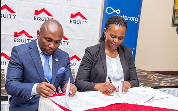 Equity Bank and Water.org to jointly help expand access to clean water and sanitation