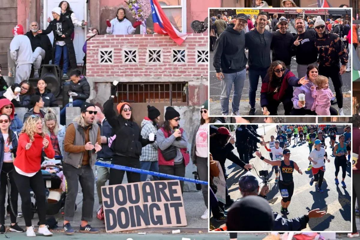 'Crazy' NYC Marathon fanatics are as rabid as the runners, but at least they have mimosas and bagels