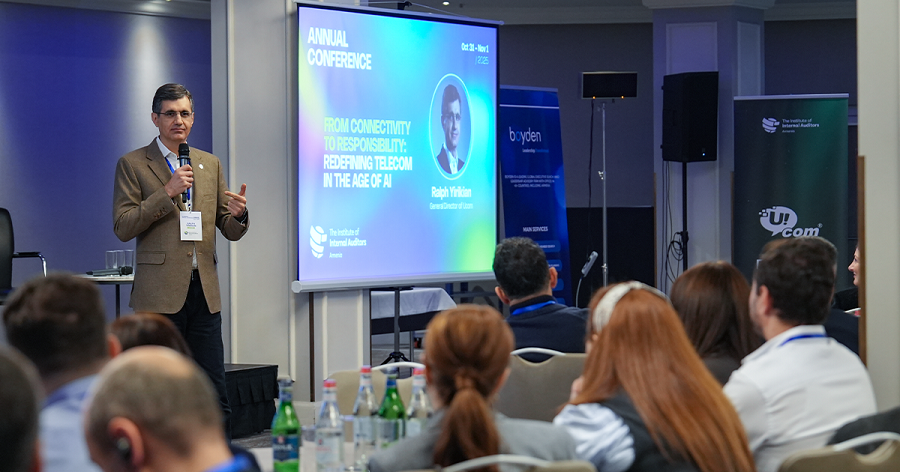 Ucom General Director Ralph Yirikian Presented His Vision for Telecommunications in the Era of AI