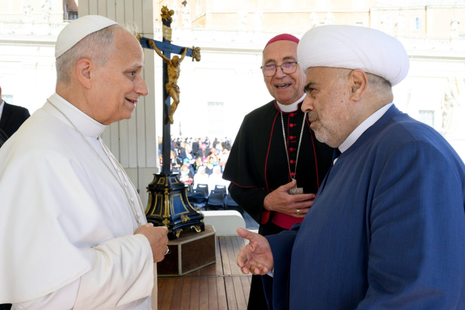 Sheikhulislam Allahshukur Pashazade meets with Pope Leo XIV in the Vatican (PHOTO)