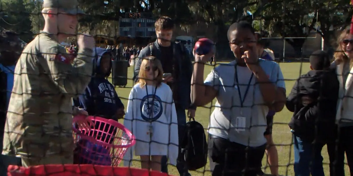 Charleston County special education students participate in Fall Unified Games