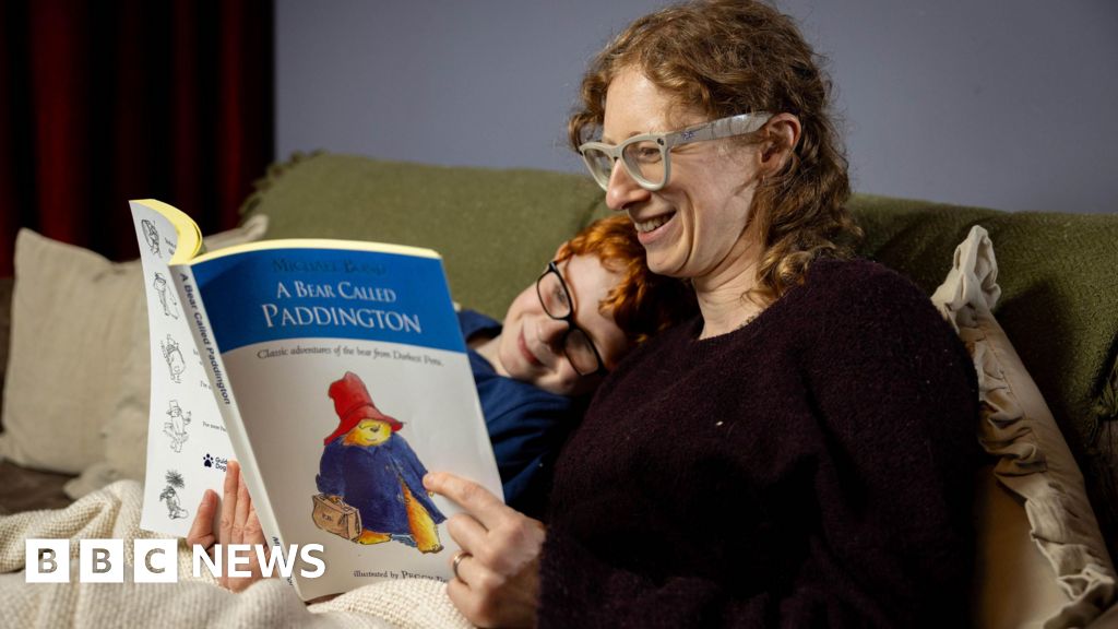 Story time for 'emotional' visually impaired mum