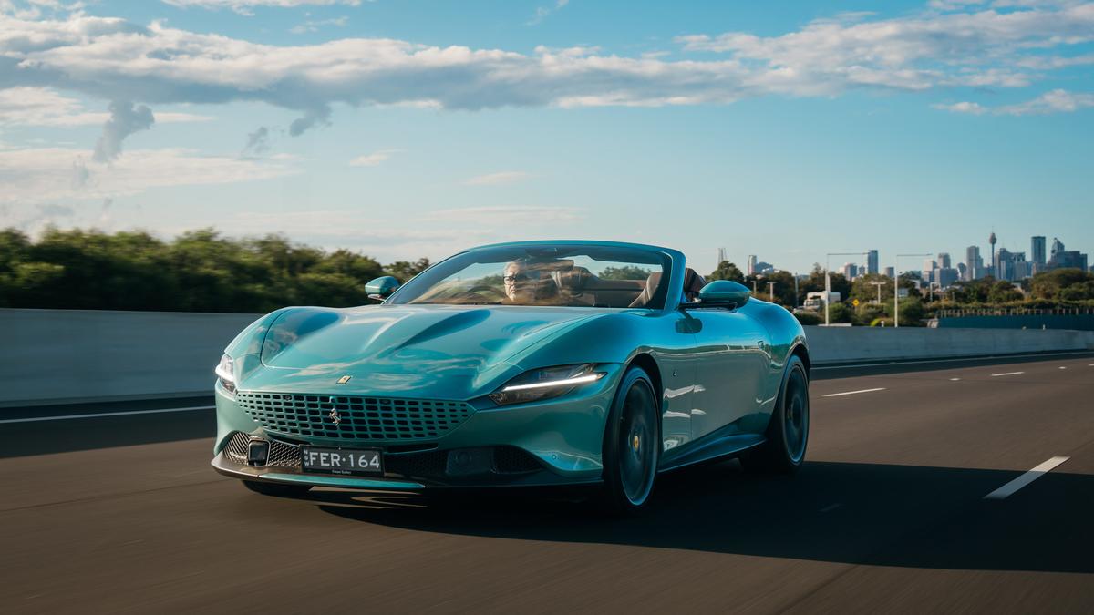 Sweet aroma of a Ferrari Roma Spider