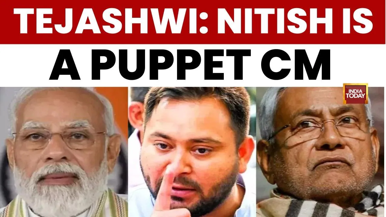 Nitish Is A 'Puppet' Hijacked by BJP, Won't Be CM Again: Tejashwi Yadav's Explosive Claim