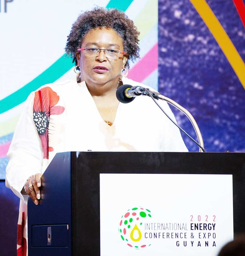 Mottley condemns U.S. military buildup in Caribbean