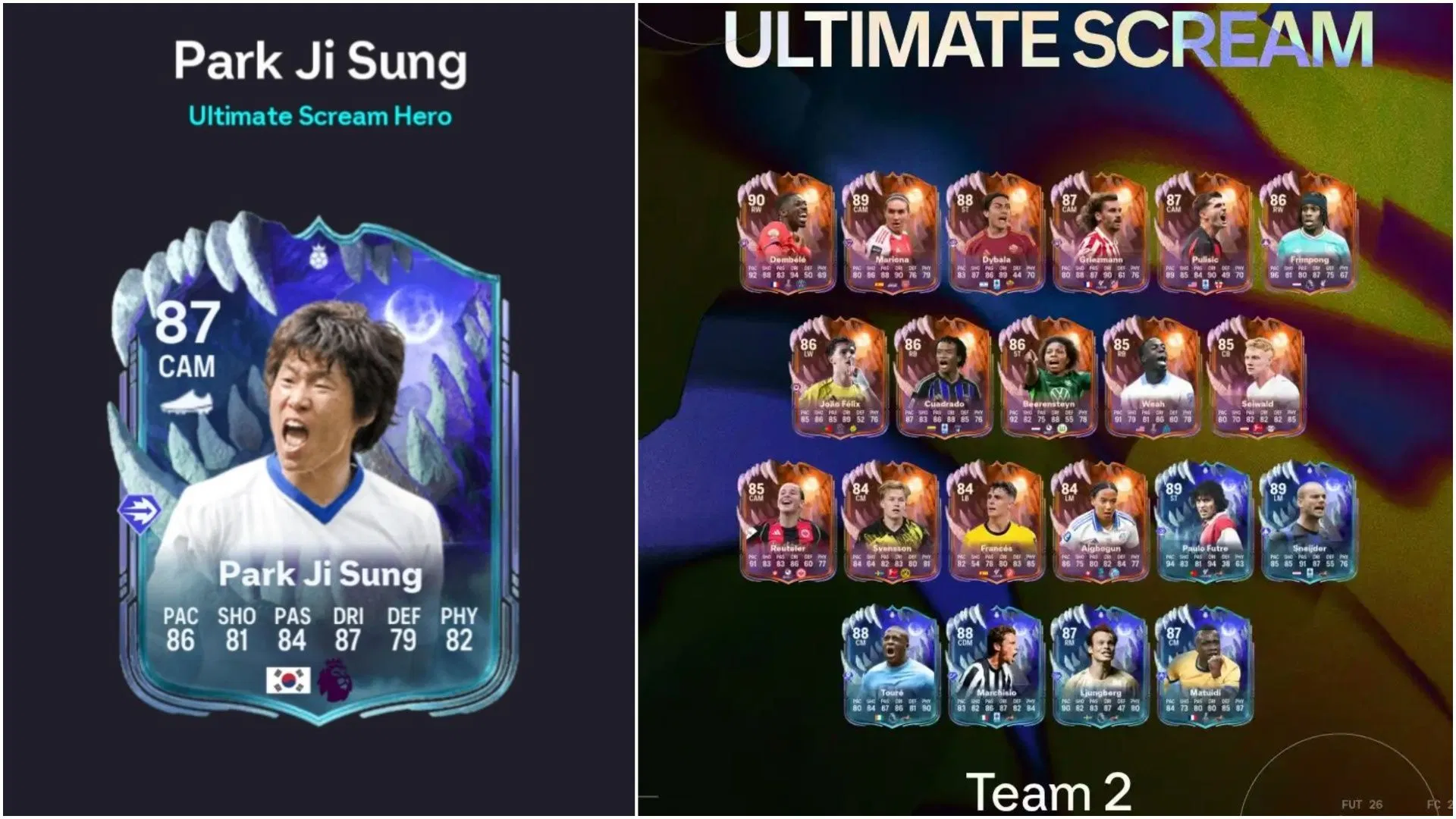 EA FC 26 Park Ji Sung Ultimate Scream Hero SBC: All tasks and cheapest solutions