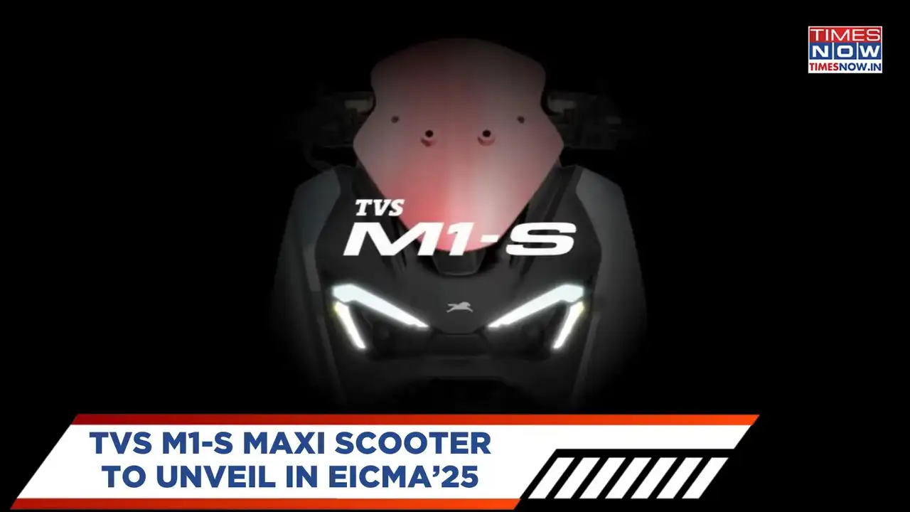 TVS M1-S Maxi Scooter To Unveil In EICMA 2025 - Teaser Revealed!