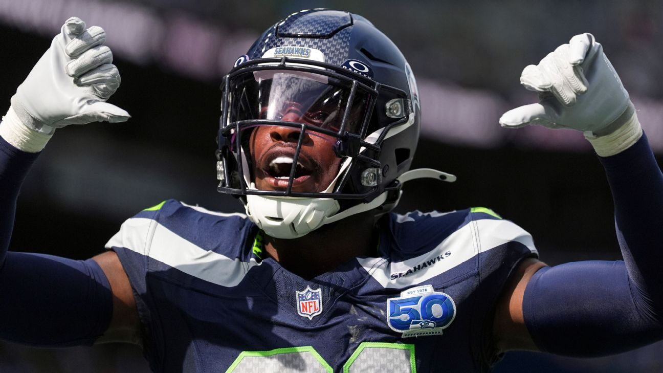 Devon Witherspoon back for Week 9, safety Julian Love out