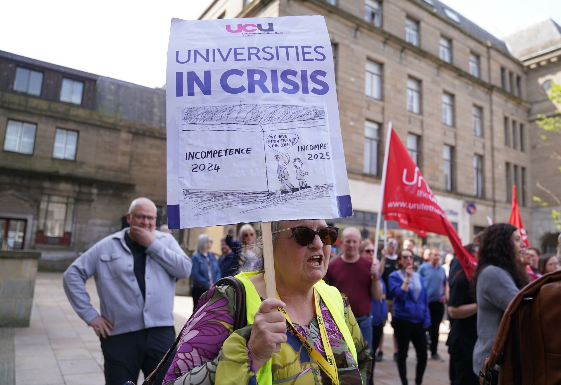 University’s interim boss warns of further job cuts but denies ‘suicide mission’