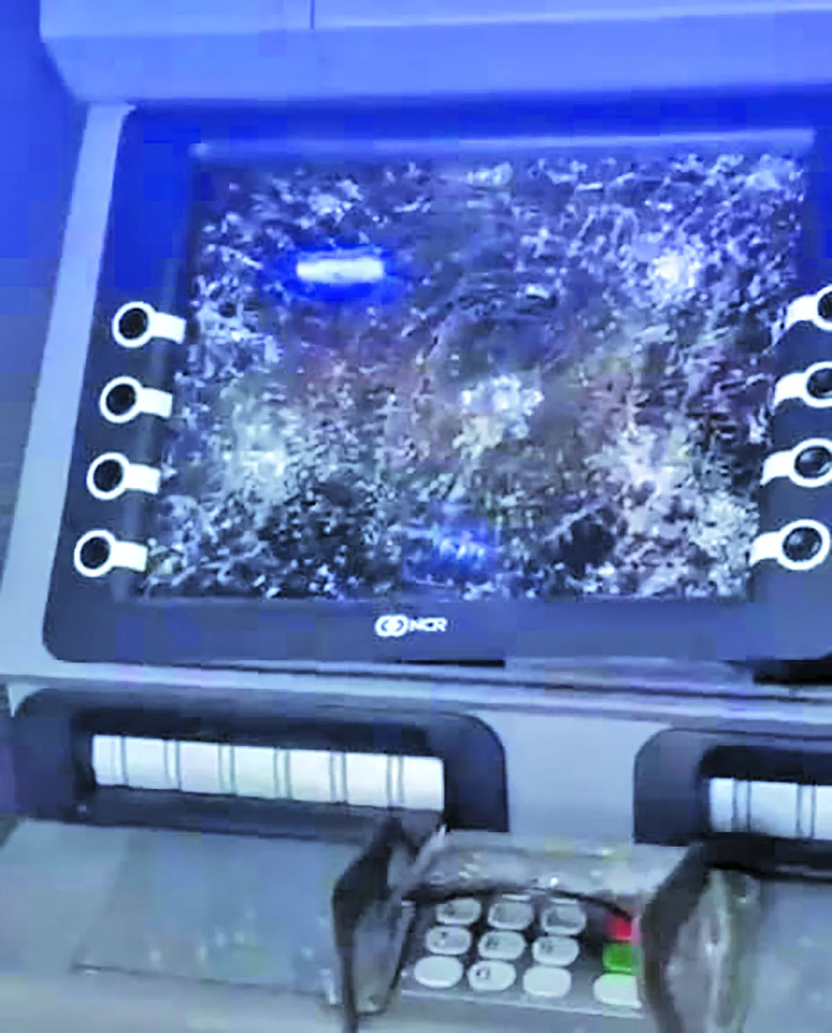 Irate customer smashes ATM, doors to 2 banks in New Amsterdam