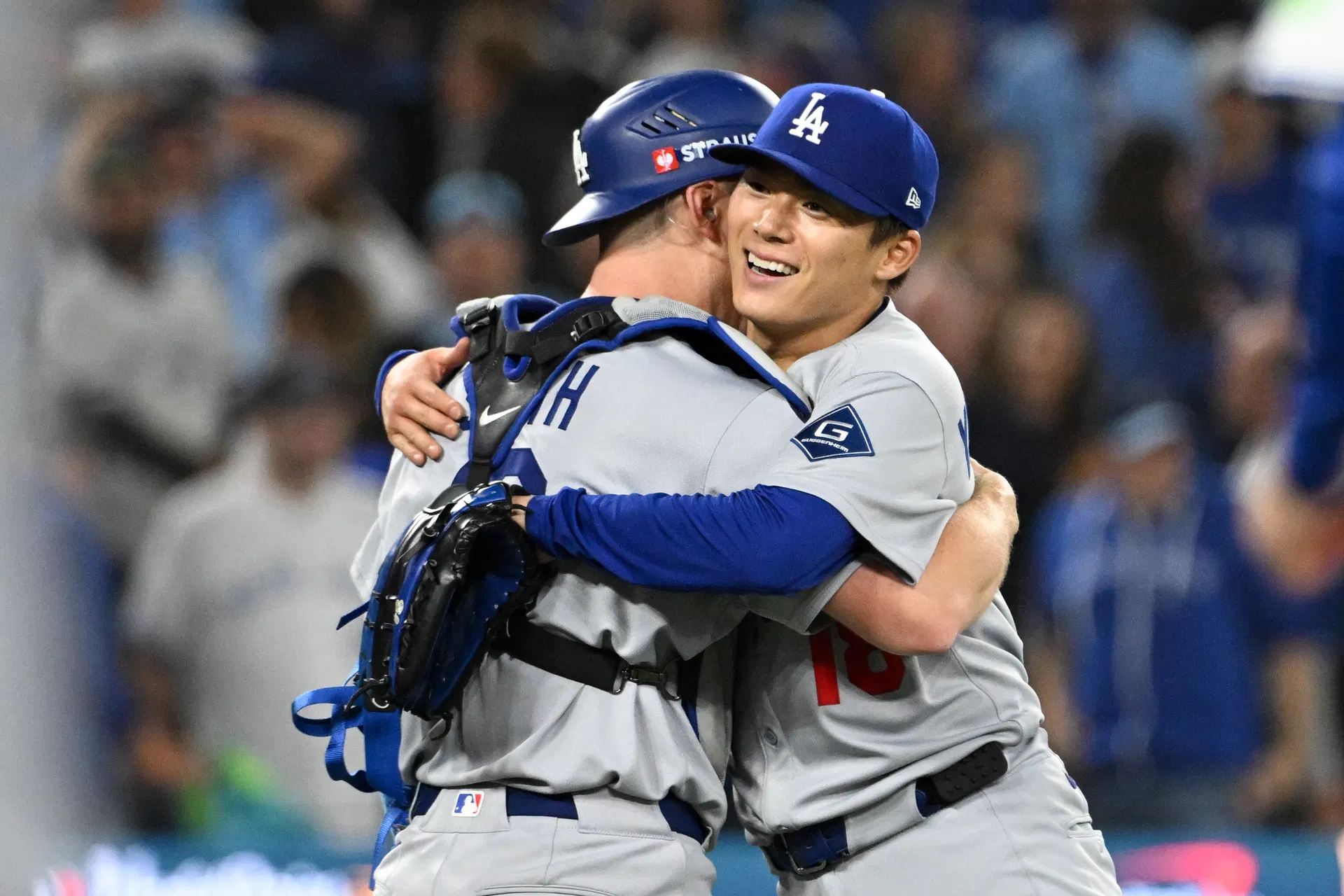 Yoshinobu Yamamoto goes full god mode after nightmare start in Game 2 as Dodgers teammates react in dramatic fashion