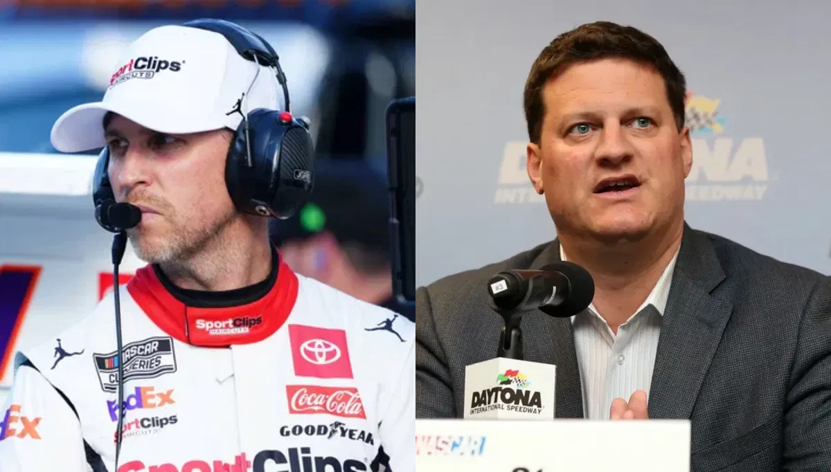 NASCAR President Shuts Down Conspiracy Claims Over Denny Hamlin’s Title Hopes
