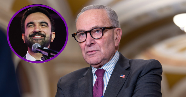 WATCH: Chuck Schumer Will Not Say If He's Voting for Socialist Zohran Mamdani