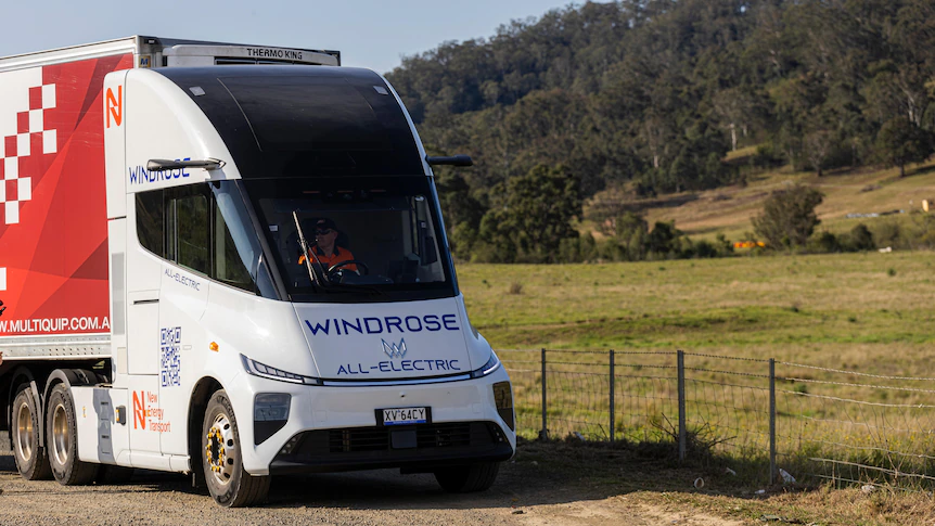Australia's biggest electric truck depot planned for busy freight route