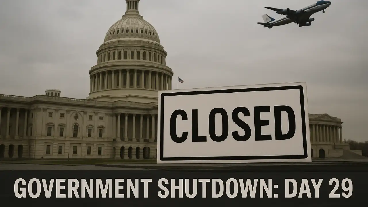 Government Shutdown Enters Day 29: Where Things Stand and What It’ll Take to End the Standoff