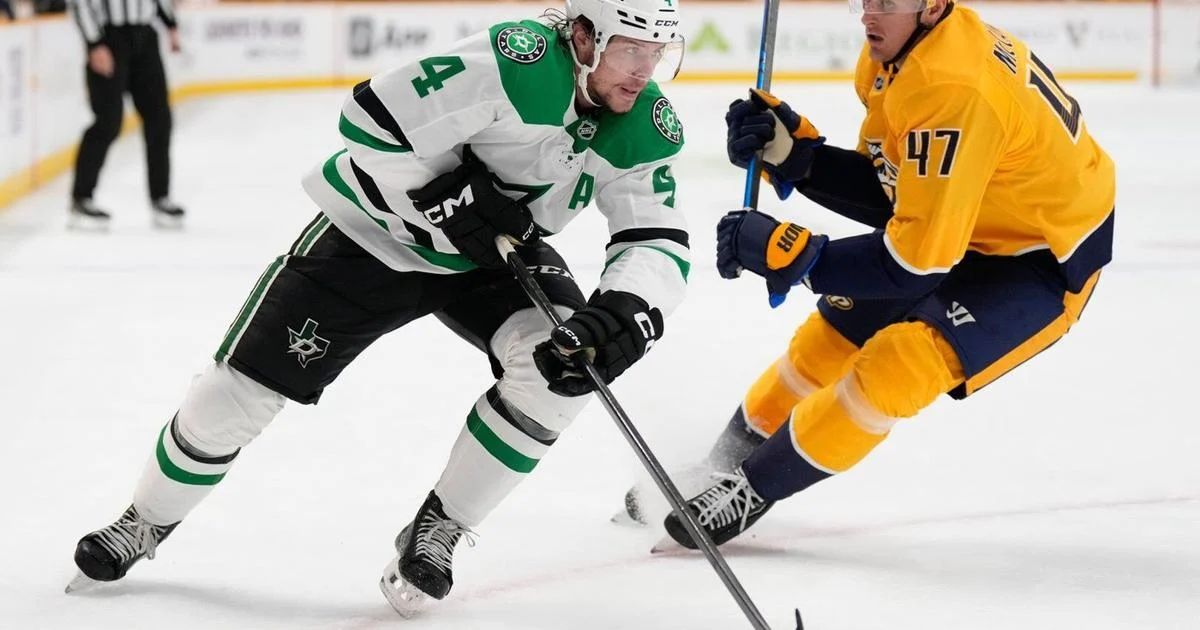 Rantanen gets tiebreaking goal in 3rd period as Stars rally from two goals down, beat Predators 3-2