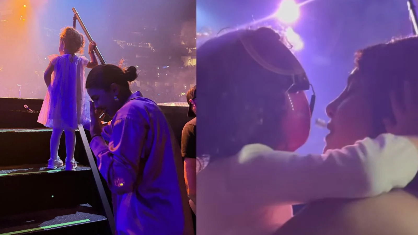 Priyanka Chopra, Baby Malti Are The Cutest Cheer Squad At Nick Jonas’ Concert | Photos