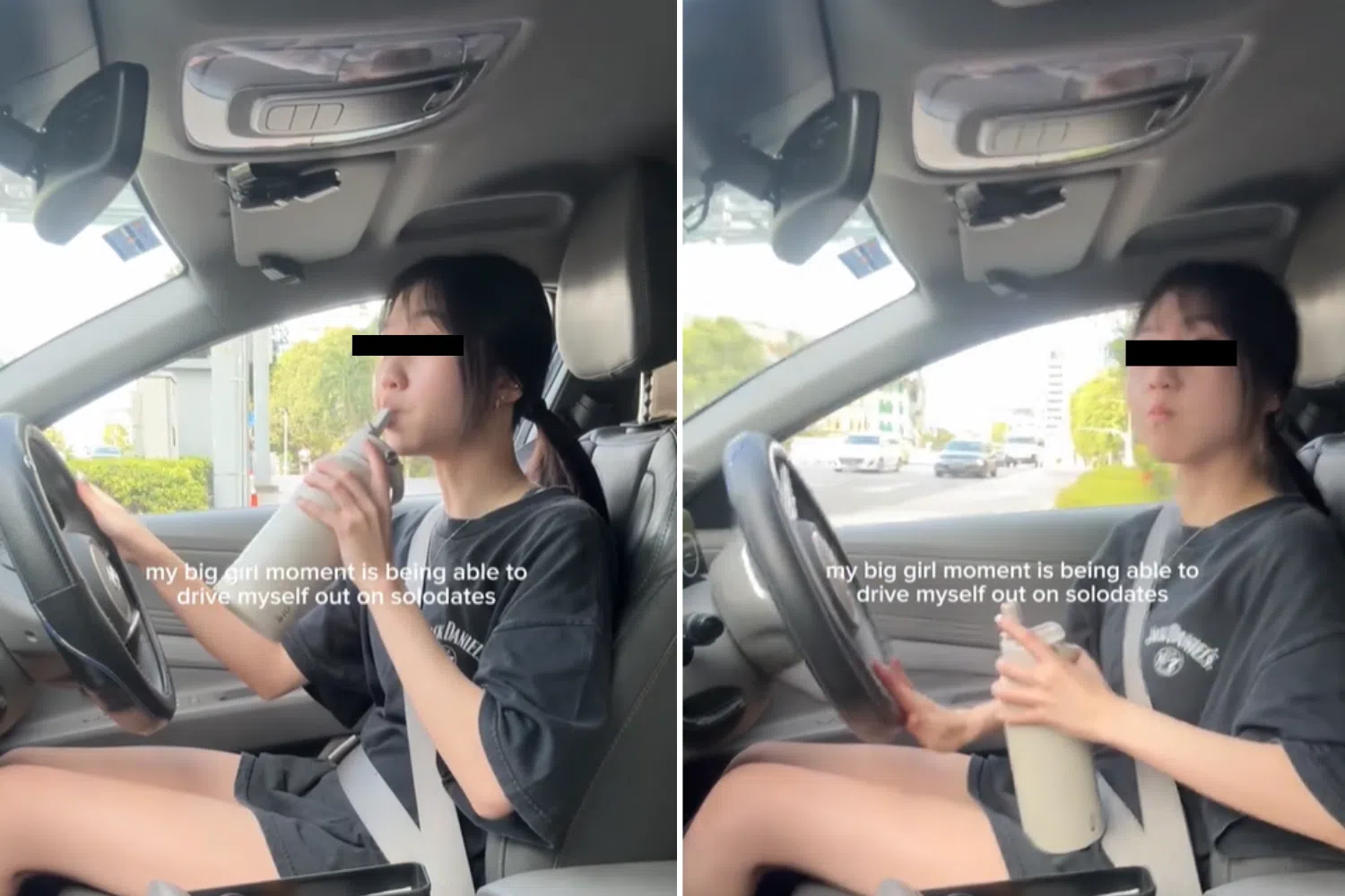 'Big girl moment' or big mistake? TikToker slammed for 'dangerous driving' in viral video