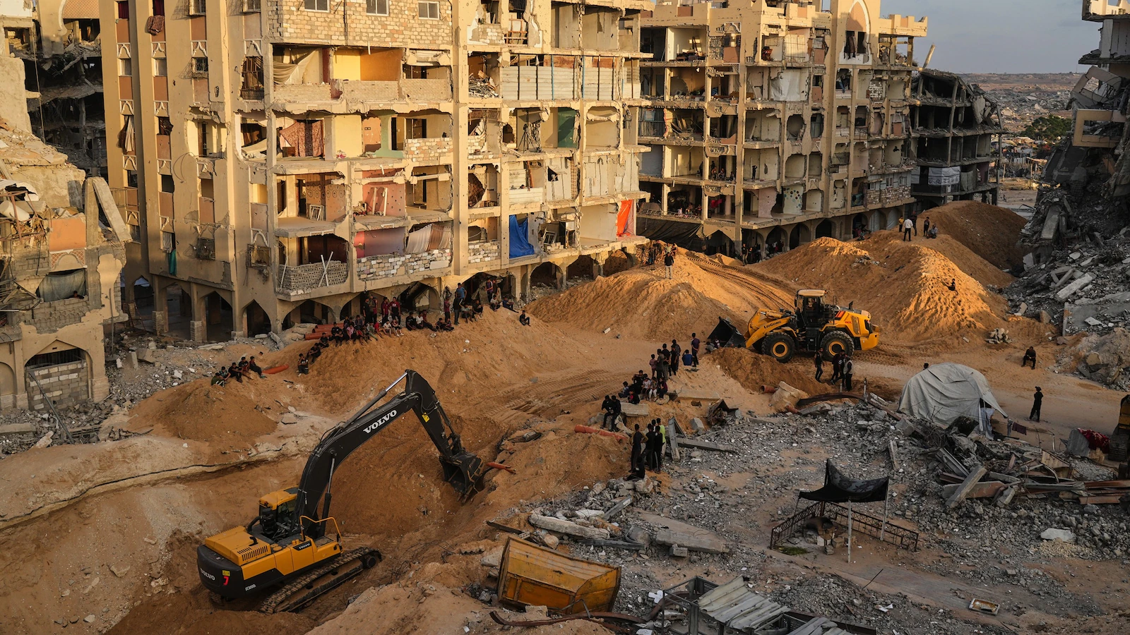 Israel-Gaza live updates: Search continues for bodies of missing hostages