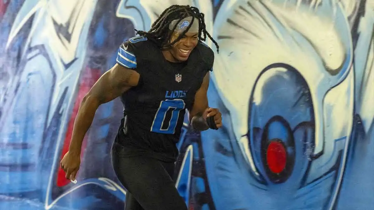 Lions RB Jahmyr Gibbs may have won Halloween with full Avatar body paint costume
