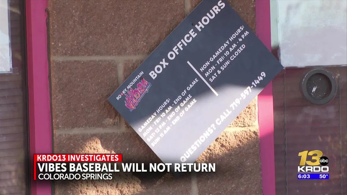 Colorado Springs city officials release joint statement on Rocky Mountain Vibes leaving