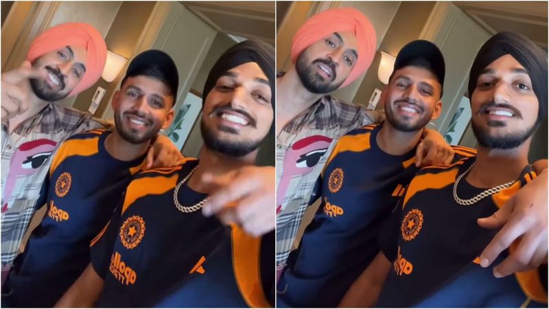 ‘God bless you all’: Diljit Dosanjh’s graceful reply to criticism; spreads positivity with cricketers Arshdeep, Jitesh in video