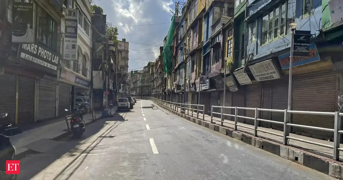 Mizo National Front observes 10-hour shutdown to protest against Forest Conservation (Amendment) Act