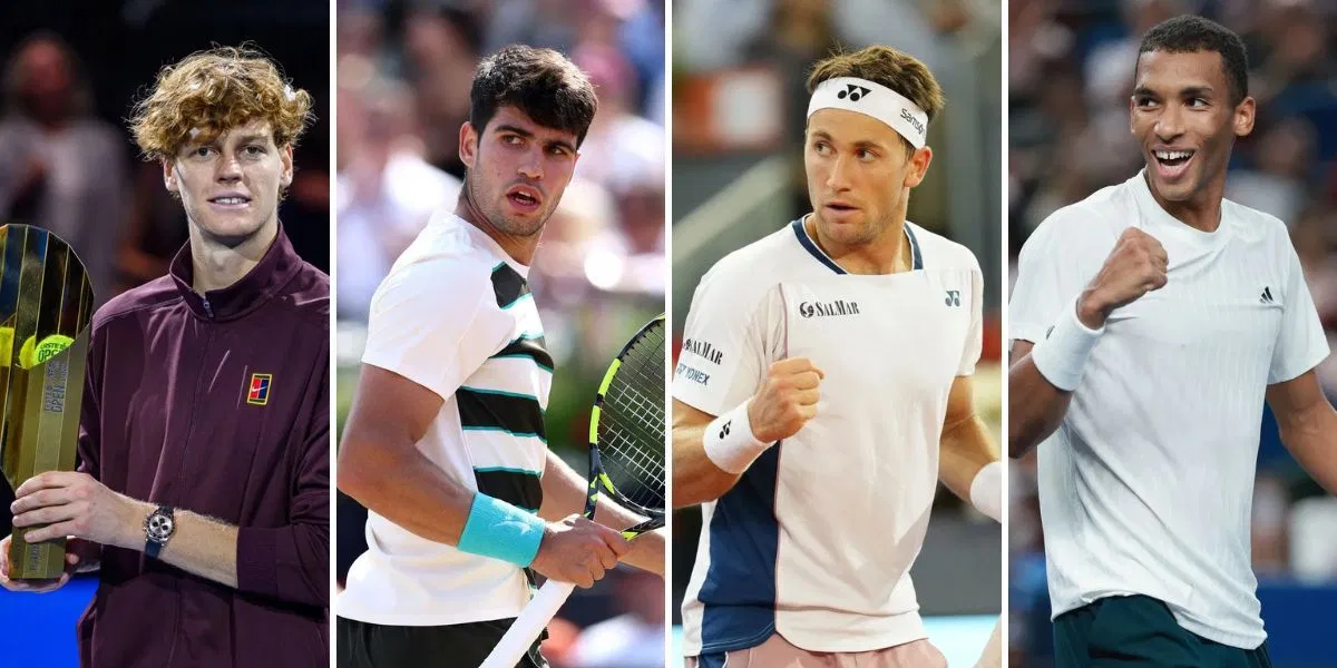 ATP rankings update: Jannik Sinner closes in on No. 1 Carlos Alcaraz after Vienna triumph, Casper Ruud & Felix Auger-Aliassime return to the top 10