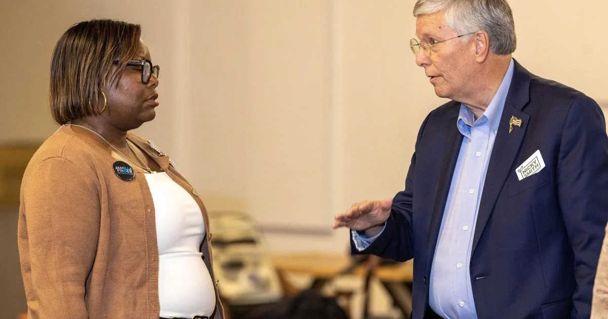 District 4 candidates Adam Marshall and Nicky Smith