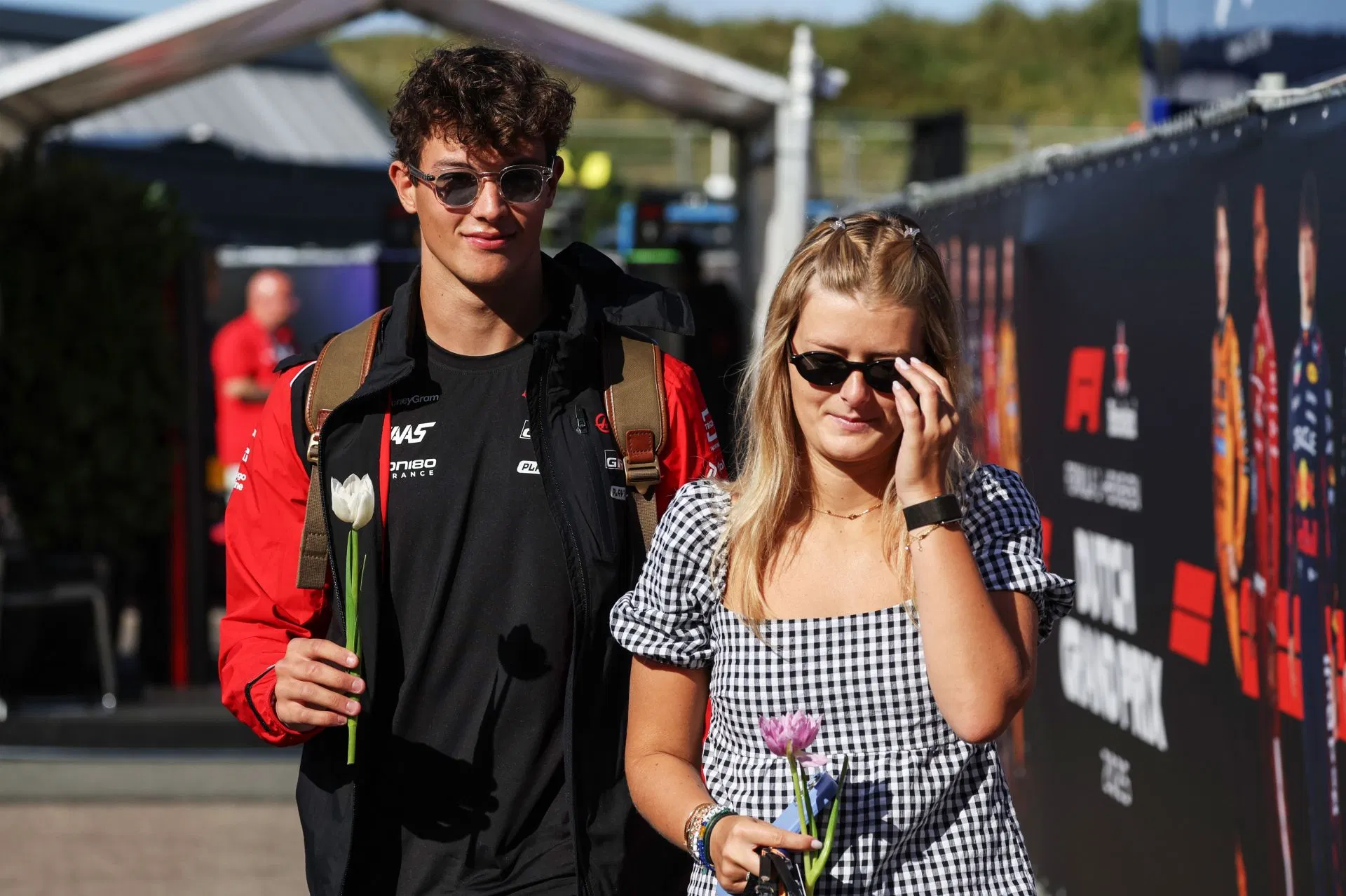 Watch: Ollie Bearman gets emotional and tears up during an interview seeing his girlfriend cry after a spectacular performance at the F1 Mexican GP
