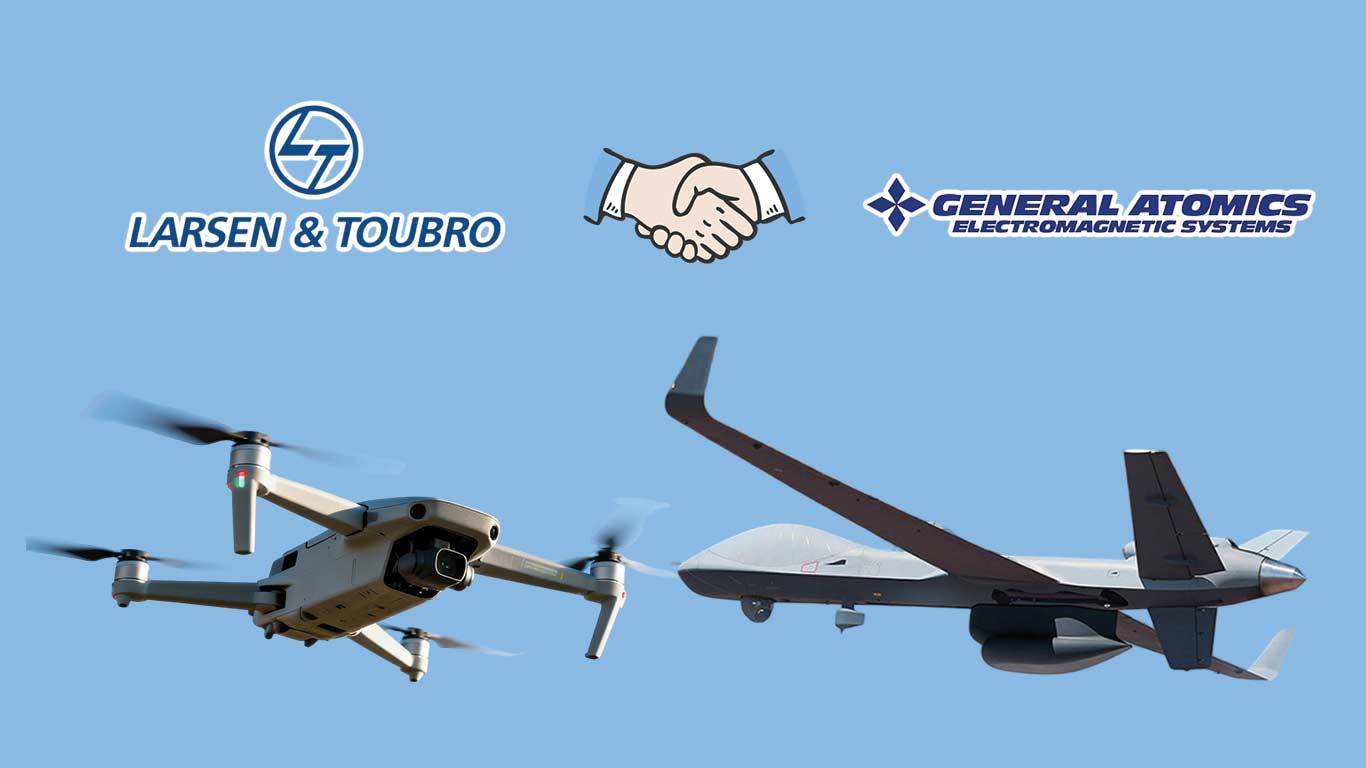 L&T Partners with General Atomics to Manufacture Unmanned Aircraft Systems in India