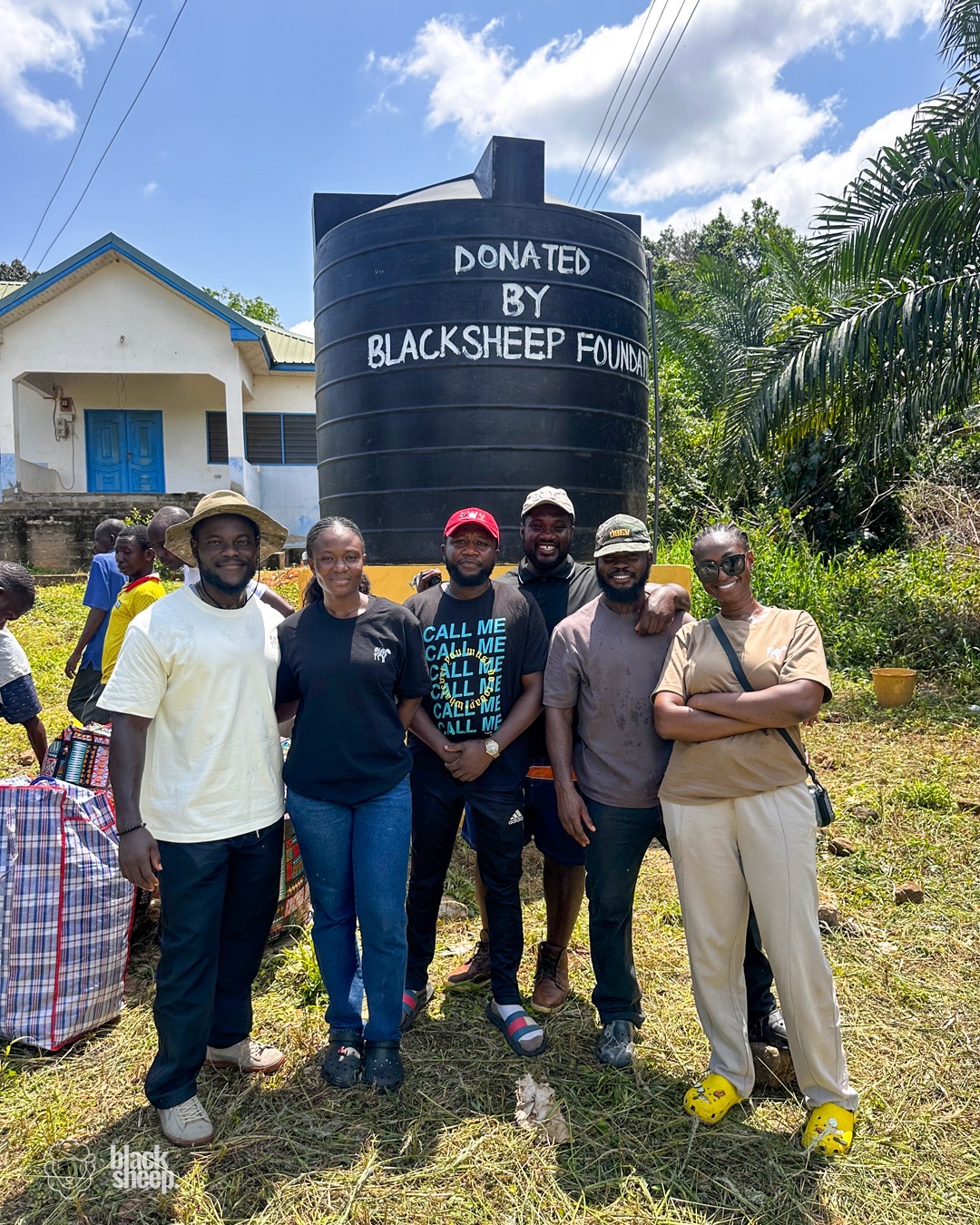 Blacksheep Foundation brings potable water and hope to Djamam Community