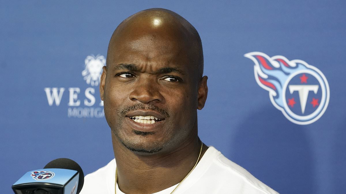 NFL legend Adrian Peterson arrested for DWI for second time this year