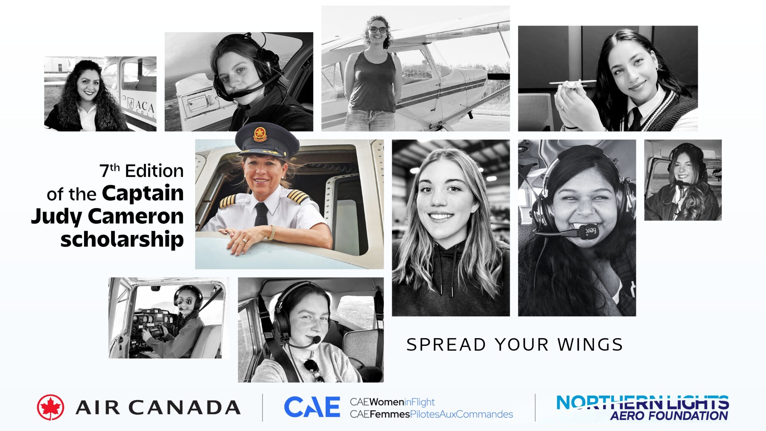 Spread Your Wings: Applications Open Tomorrow for Seventh Edition of the Air Canada and CAE Captain Judy Cameron Scholarship