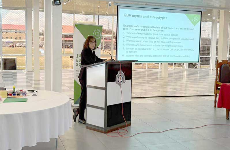 Canadian Chief Justice leads trauma-informed Justice workshop for Guyanese Magistrates