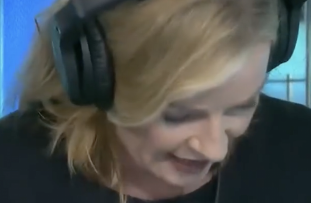 Claire Byrne passes the baton to David McCullagh as she signs off on her last ever RTÉ show