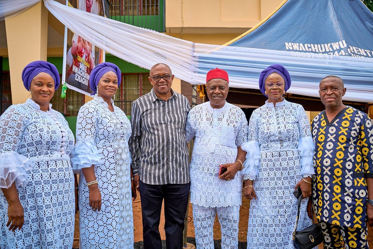 Peter Obi Attends Funeral of Legendary Musician Mike Ejeagha in Enugu