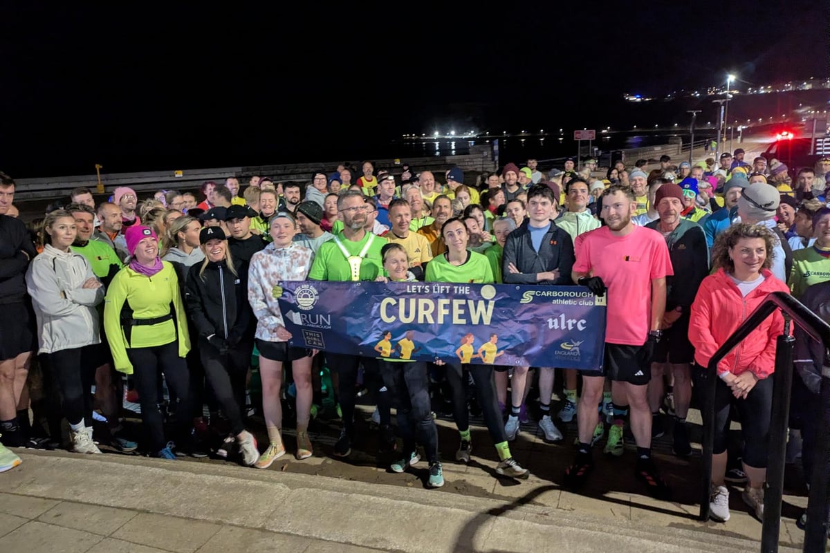 Scarborough runners unite to “Lift the Curfew” with evening 5k along Marine Drive