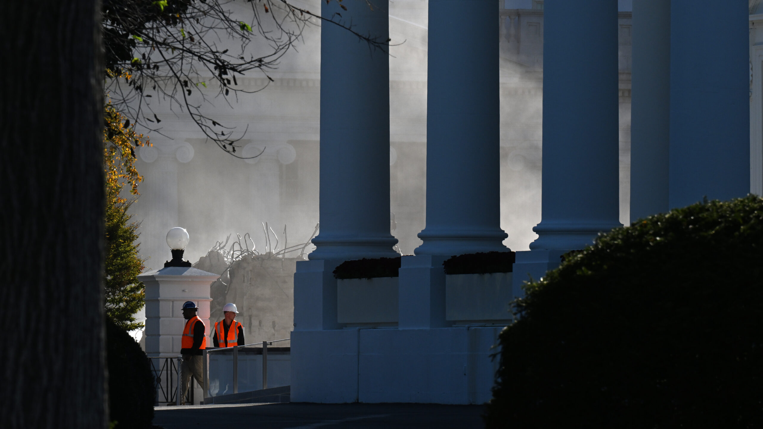 Trump’s swift demolition of East Wing may have launched asbestos plumes