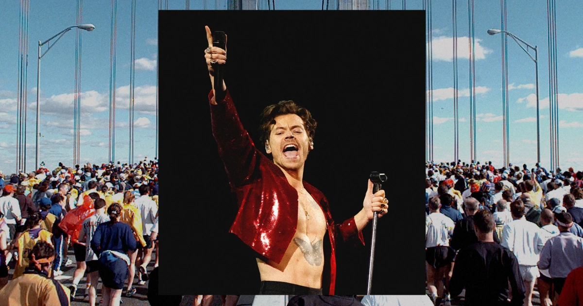 The hottest celebrity accessory this fall? A marathon medal.