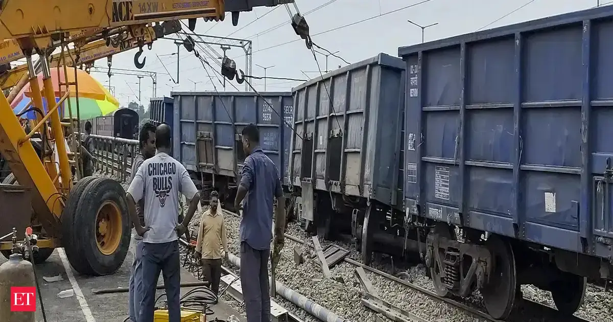 Goods train derails in Jharkhand's Simdega, railway services affected