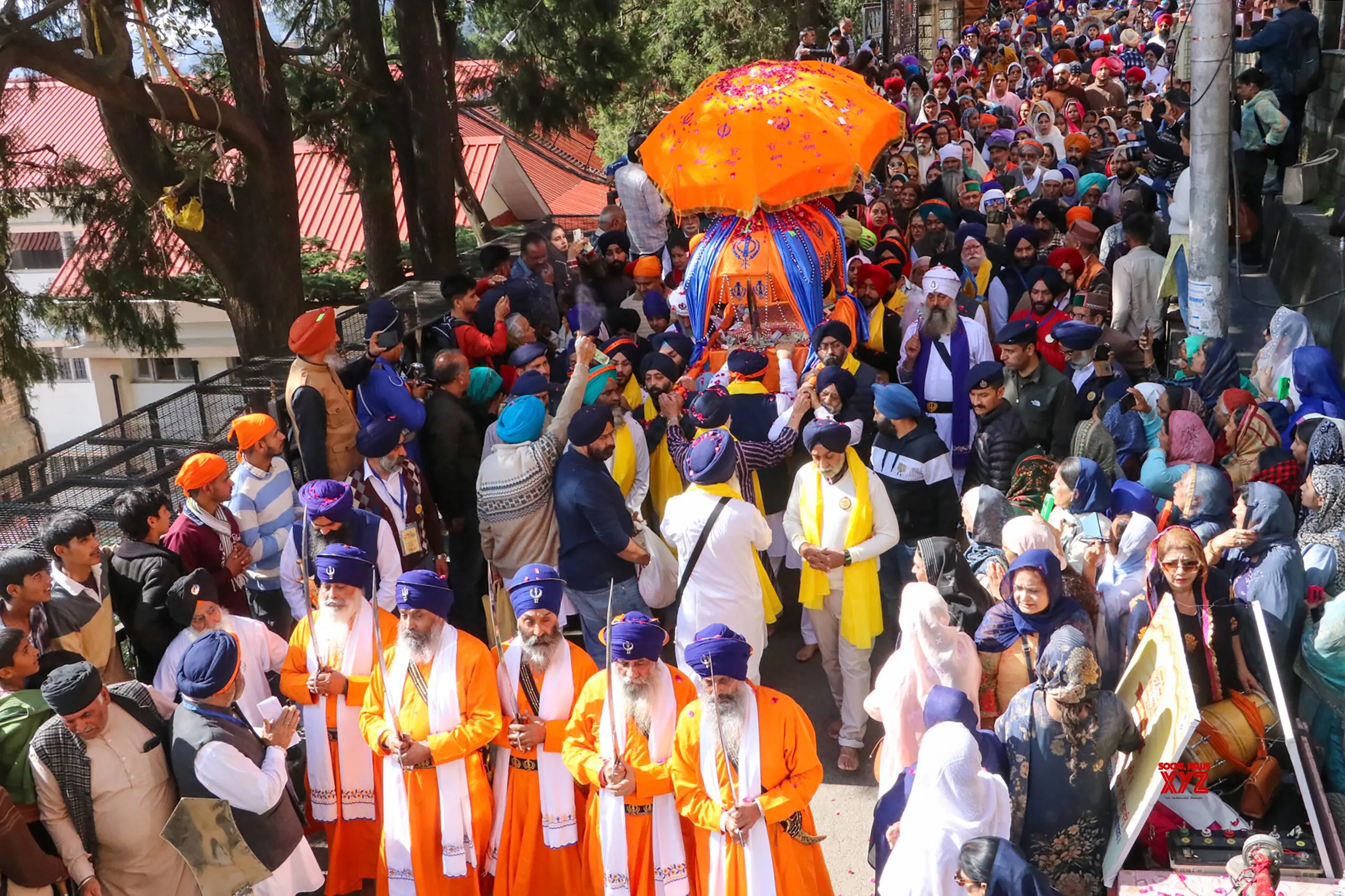 Shimla: Devotees Participate in Guru Tegh Bahadur Martyrdom Procession #Gallery
