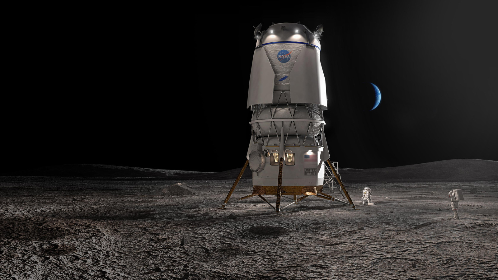 NASA Will Re-Open Contract For Moon Lander As Starship Falls Behind Schedule