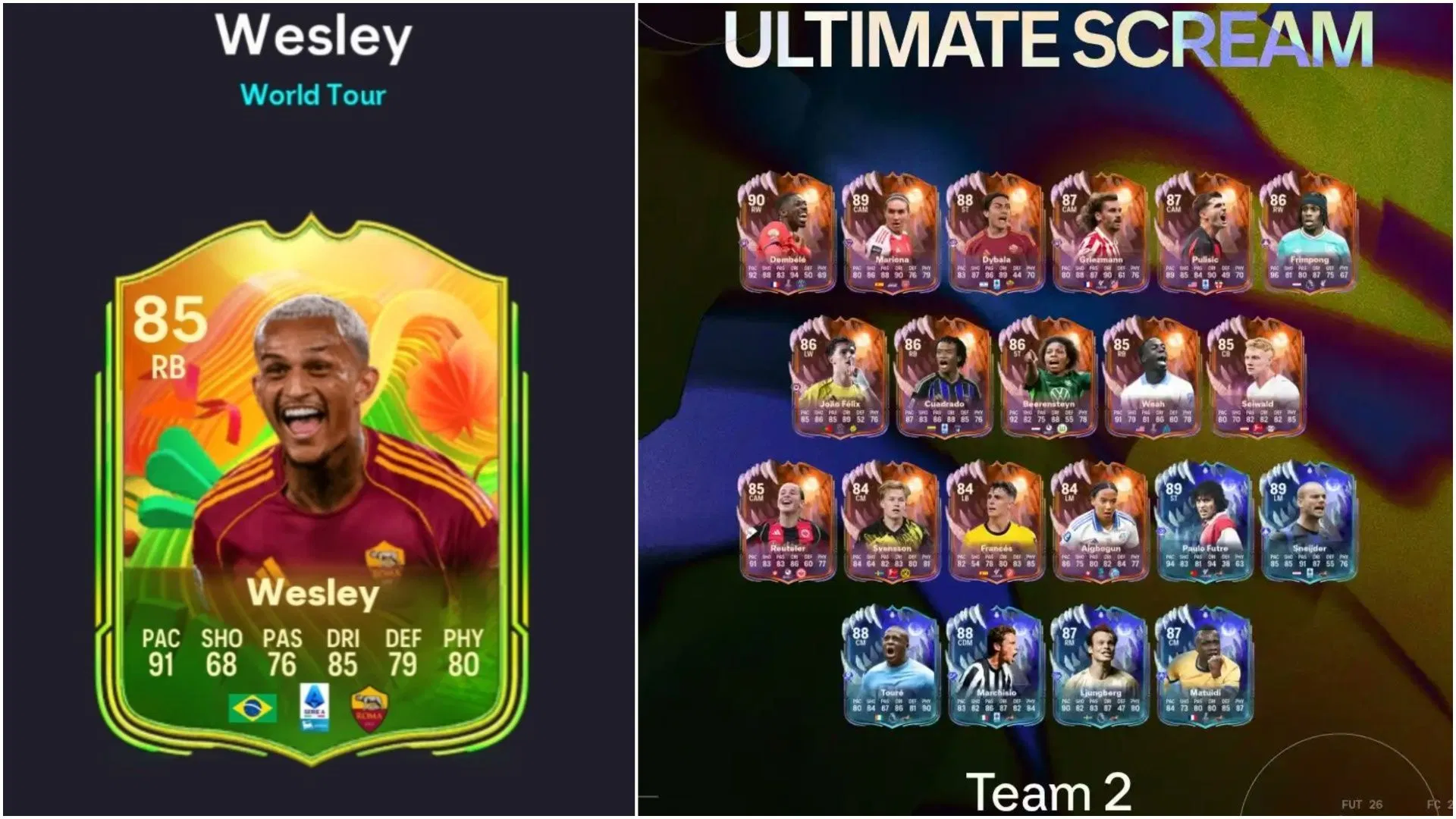 EA FC 26 Wesley Franca World Tour SBC: All tasks and cheapest solutions