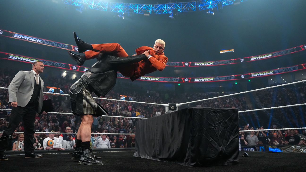 WWE 'SmackDown' highlights: Contract signing leads to another Rhodes-McIntyre brawl﻿