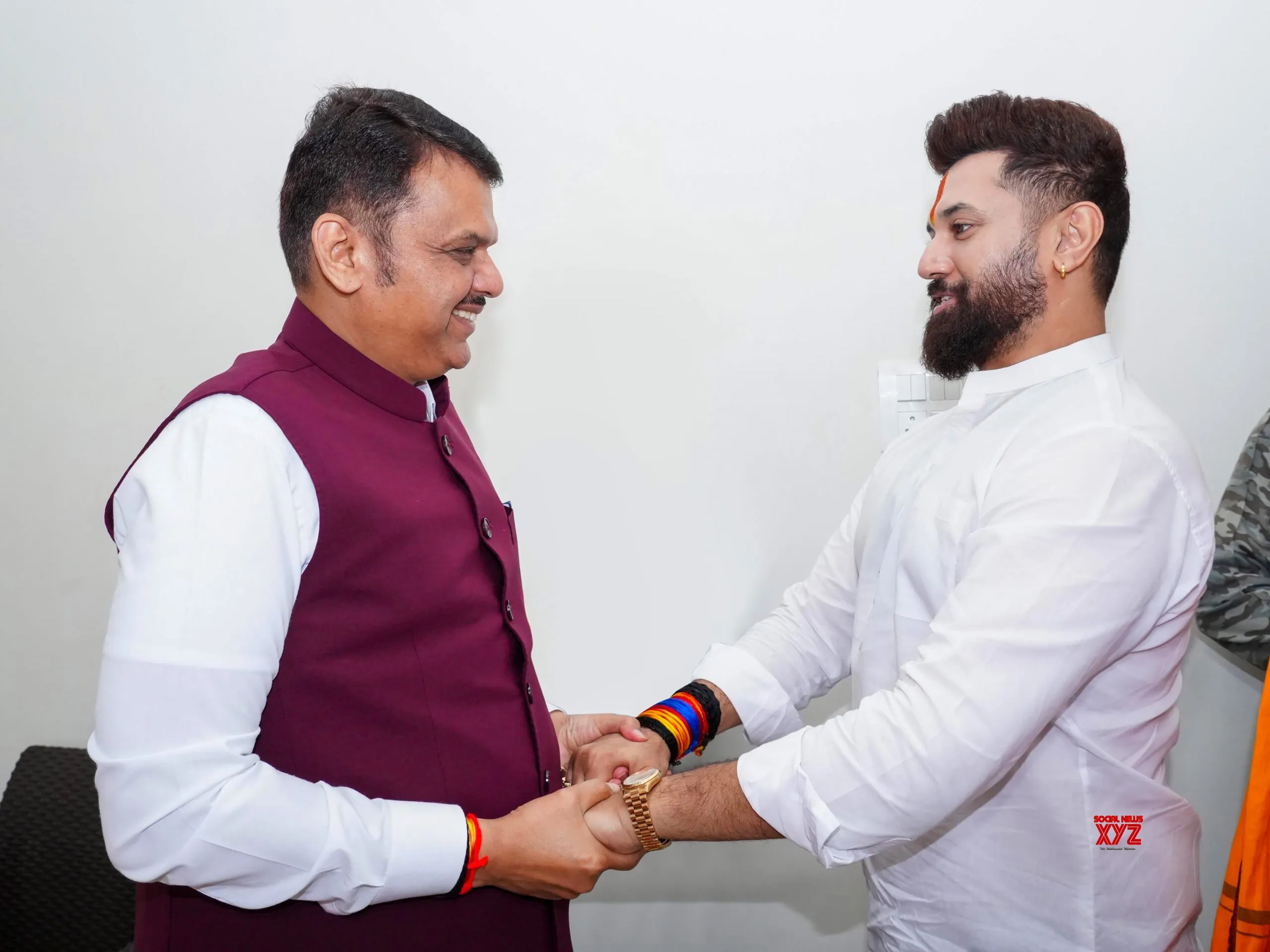 Gadhakha: Fadnavis Meets Chirag Paswan #Gallery