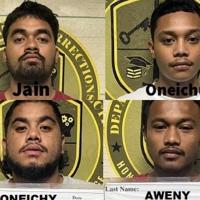 UPDATED: 5 men arrested, 1 minor taken into custody after high-speed crash, theft in Barrigada