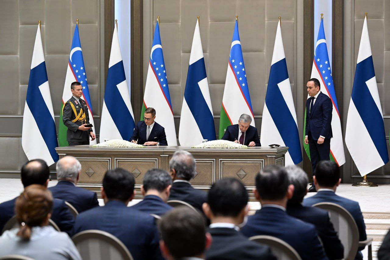 Uzbekistan, Finland tie knot on cooperation with joint declaration