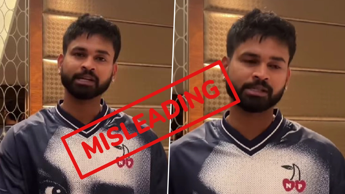 Fact Check: Did Shreyas Iyer Come Out of ICU and Thank Sydney Hospitality After His Injury During India vs Australia ODI Series? Here's Truth About Viral Video